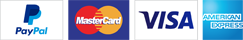 Pay with PayPal, PayPal Credit or any major credit card